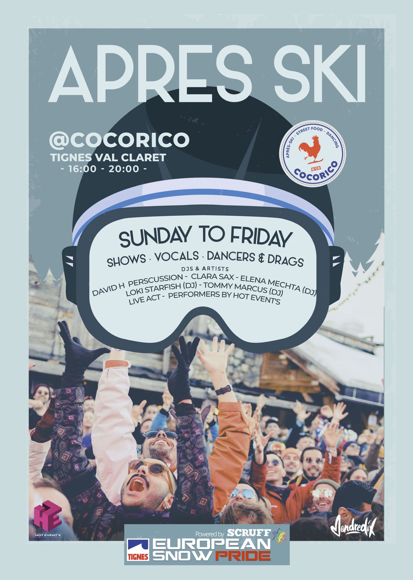 European Snow Pride 2025 Apres ski